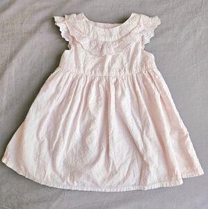 Charming Pink Ruffle Kids Dress